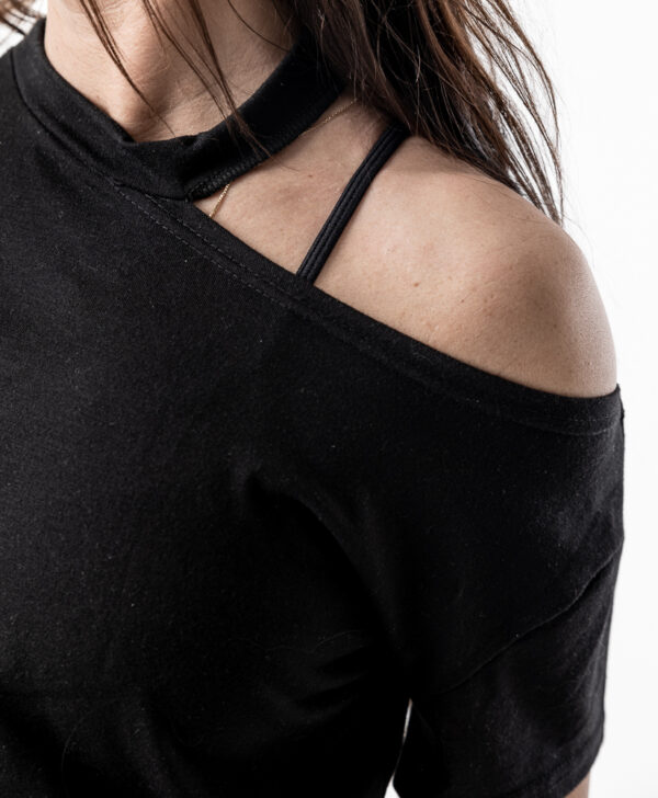Winter SALE! VACKRALIV YOGA Dressy Top Shoulder, svart - Bild 2