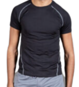 New! VACKRALIV YOGA&MEN Funktionell T-shirt Details, Black