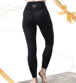 Yogi Favorite! VL MAGICAL SOFT SKIN LEGGINGS BLACK LEO Extra High, black