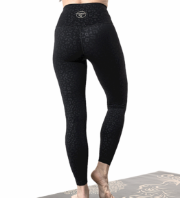 Yogi Favorite! VL MAGICAL SOFT SKIN LEGGINGS BLACK LEO Extra High, black