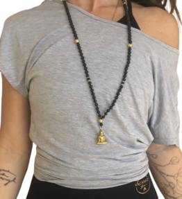 Last Chance! VACKRALIV YOGA TOP OVERSIZE cotton, grey
