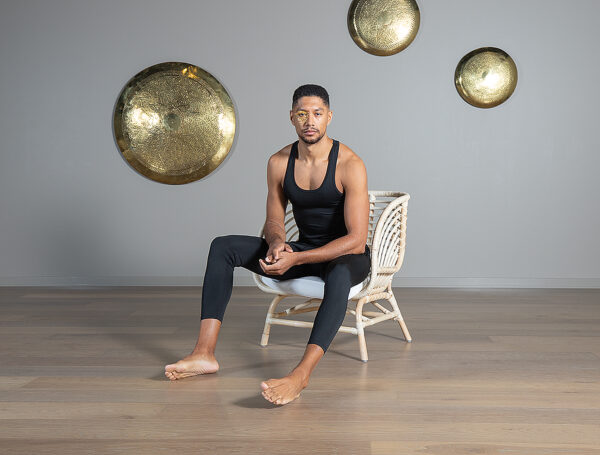 New! VACKRALIV YOGA&MEN Dry-Fit Leggings pocket, black - Bild 4