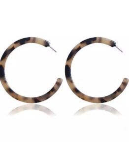 Last Chance! VACKRALIV YOGA Eco Leopard Earrings cellulose, Leo