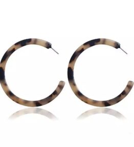 Winter SAKLE! VACKRALIV YOGA Eco Leopard Earrings cellulose, Leo