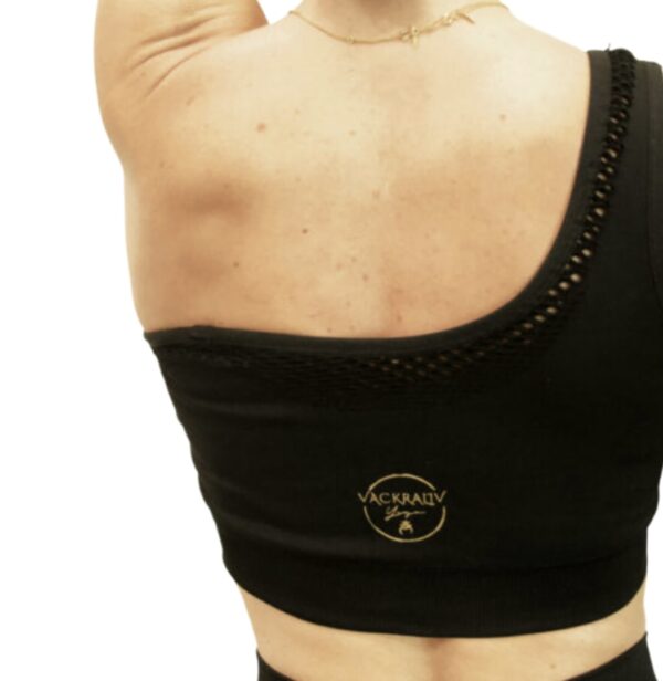 SALE! VACKRALIV YOGA DRESSY SEAMLESS PERFECT FIT BH Pattern, black - Bild 3