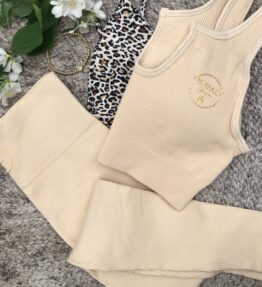 Yogi Favorite Back in Stock! VL MAGICAL SEAMLESS SOFT SKIN RIBBED KIT, Light Yellow