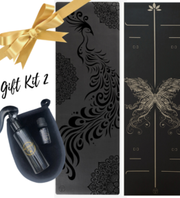 New! VL JUL YOGAKIT 2 - Magical Grip PU Eco Yogamatta, Yogaväska & Rengöringskit