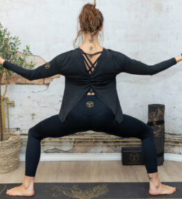 Last Chance! VL Magical Soft Skin Top Long arm Beauty back, black