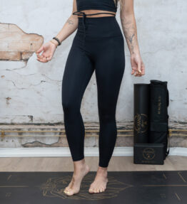New! Recycled Eco Collection! VL MAGICAL SOFT SKIN LEGGINGS Extra High, plain black