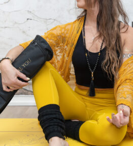 New & Back in Stock! VL Dressy Ibiza KIMONO Lacework wide, gold Yellow