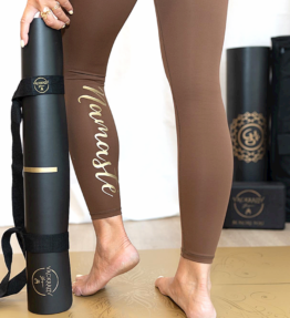 New Recycled Eco Collection! VL MAGICAL SOFT SKIN LEGGINGS Extra High Namasté, coffee