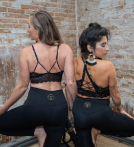 Yogi Favorite! VL Yoga&Lingerie SOFT BH TOP Lacework, black