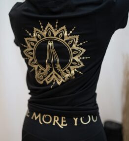 New! VL T-Shirt with tie LIGHTASTÉ, black