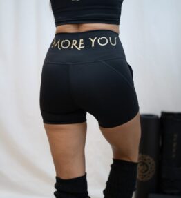 Winter SALE! Recycled Eco Be More You Collection! VL MAGICAL SOFT SKIN HOT PANTS Extra High Be More You, black