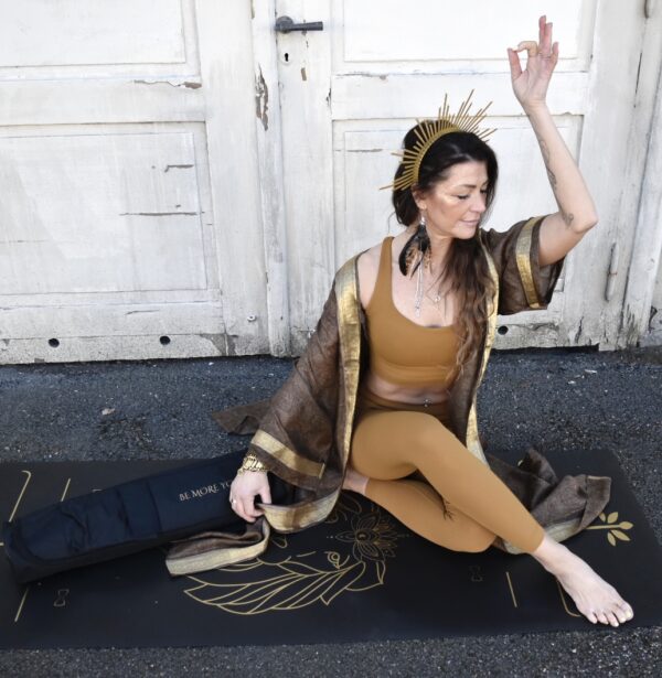 SALE! VL MAGICAL SOFT SKIN YOGA BH Beauty Back, mustard gold - Bild 3