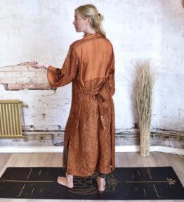 New! VL x WithSegerqvist KIMONO SILK Be More You, Orange & Gold