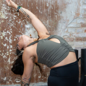 SALE! VL Magical Soft Skin BH Top Dressy One Shoulder, green