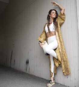 New! VL x WithSegerqvist KIMONO SILK Be More You, Yellow Gold