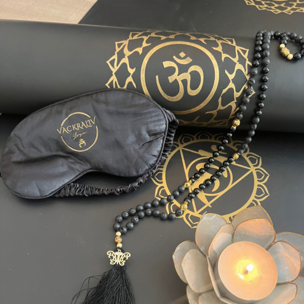 NEW! VL Ögonmask Meditation, svart/guld - Bild 4